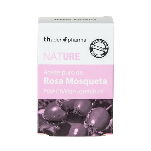 Thader Pharma Nature - Olio puro di rosa canina, anti-invecchiamento, ristoratore e illuminante, 10 ml
