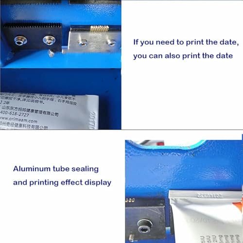 Scellant de queue de tube avec encodeur de date et campon en aluminium - 7