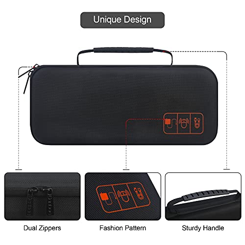 Hard Electronics Organizer, Universal Travel Cable Organizers, Large Electronic Accessories Storage Case Bag For Laptop Adapter, Cord, Charger, Plug, Hard Drive, Earphone, Usb Hub, Black #TOP3