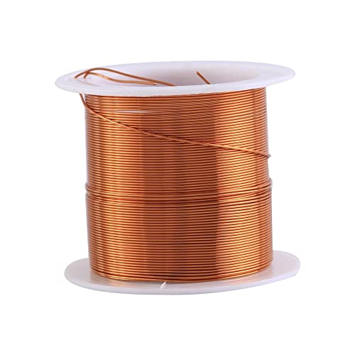 Copper Wire,0.5mmX 10m Length Magnet Wire Solid Copper Wire for Transformers Inductors Motors Soldering