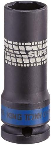 KING TONY 441519M Impact Socket for Aluminum Alloy Wheels 19 mm, 1/2-inch