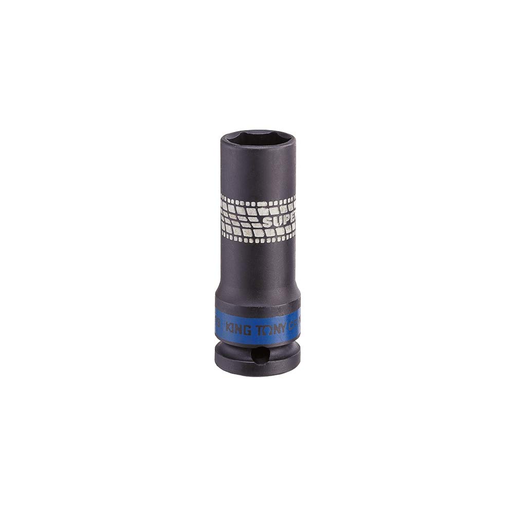 KING TONY 441521M Socket De Impacto 1/2" Especial Llantas 21mm for DIYers & Professionals, Ideal for Repair and Installation tasks 21mm