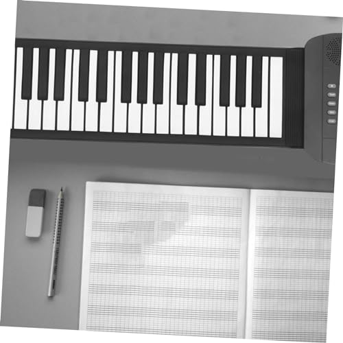 Vaguelly 61 Rouleau De Piano Clavier Numérique Piano Électrique Synthétiseur Piano Pour Enfants Midi Piano Électronique Roulé à La Main Piano Pour Débutant Gel De Silice Black - Les Beatles, Paul McCartney, John Lennon, RIngo Starr, George Harrison Vaguelly 61 Rouleau De Piano Clavier Numérique Piano Électrique Synthétiseur Piano Pour Enfants Midi Piano Électronique Roulé à La Main Piano Pour Débutant Gel De Silice Black – Image 5