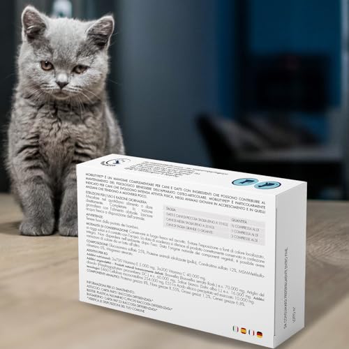 Suprapet Mobilitypet Cani E Gatti - Supporto Per Ossa E Cartilagini - Con Boswelia Glucosammina, Condroitina, Msm, Artiglio, Vitamina C (30 Compresse) - 5