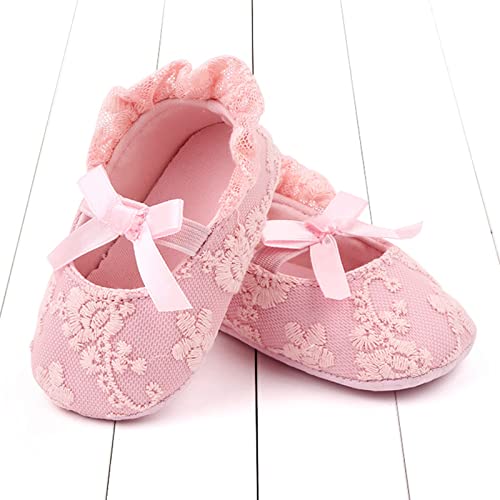 Calçado infantil infantil infantil vestido laço princesa sapatos flor bordado renda infantil meninos
