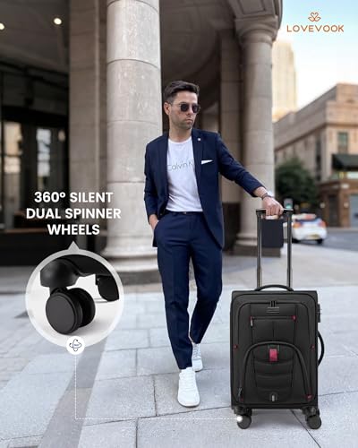 LOVEVOOK 24 Inch Business Luggage
