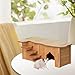 MotiveTech Hamster Shelter with Climbing Access for Small Pets, Polygonal Hole