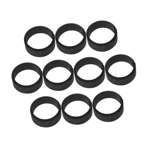 Cabilock 10Pcs Hub Centric Ring Set for Trucks and Buses Lightweight Wheel Lug Nut Positioning Ensures Accurate Tire Alignment and Enhanced Safety