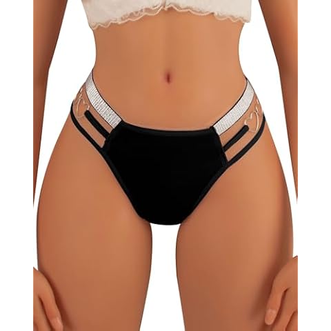 Banamic Women's Shine Strap Underwear Sexy Comfortable Panties Underwear Cover