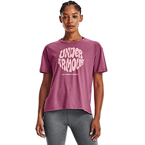 T-shirt Under Armour femme Grovey Wordmark performant et anti-transpirant