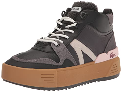 Lacoste Womens L002 Sneaker, Blk/Pnk, 5
