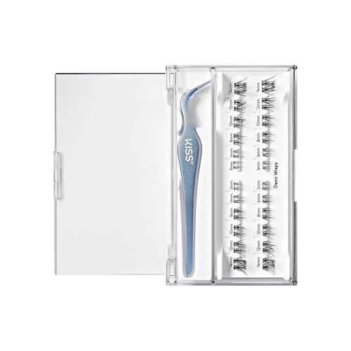 Kiss Impress Falsies Self Adhesive Eyelashes, Demi Wispy, 24 Lash Clusters - image 4