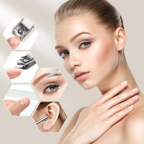 Nail Clipper Set, Nail Cippers 6 Pcs Toenail Clippers, Stainless Steel Fingernail Clipper Sharpest Thick Toenail & Ingrown Nail Clipper Set, Aka Sorority Gifts for Women. (AKA) — view 5