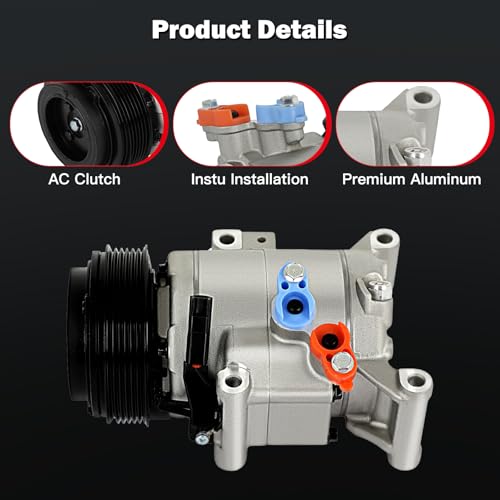 Image of Air Conditioning Compressor for Mazda 3 6 3 Sport 2.0L 2.3L 2.5L 2012-2021