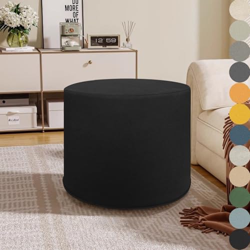 Kimgull 円形 座布団 フロアクッション 大きい 丸型 瞑想用 チェアクッション 丸 畳チェアパッド シンプル スツール フットスツール 座り心地 座椅子 フロアマット 座蒲 洗える ?柱形 フロアパッド おしゃれ 低反発 高反発 和室 踏み台 ホー