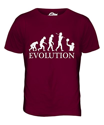 Candymix Water Polo Évolution T-Shirt Homme, Taille Medium, Couleur Bordeaux