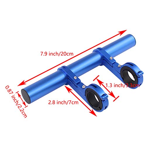 image for XtremeAmazing Bicycle Handlebar Extender Aluminum Alloy Bike Double Cl