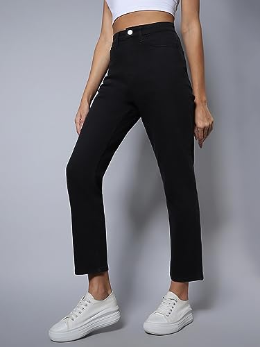 Image of HIGH Star Women's Straight Fit Mid Rise Jeans