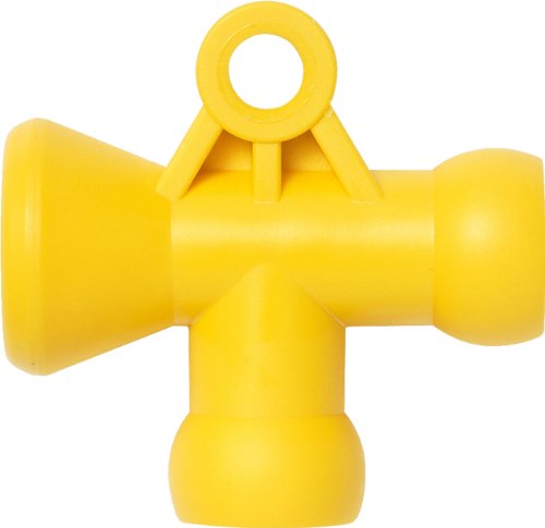 Loc-Line 45416 Acid Resistant Coolant Hose Component, Yellow Polyester cover