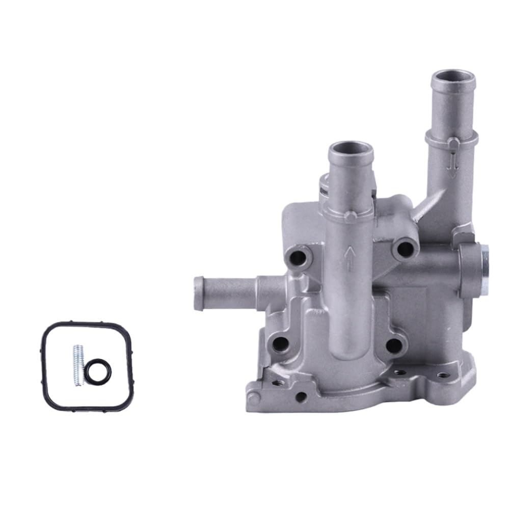 Aluminum Thermostat Housing Cover Compatible With Aveo Orlando Astra Zafira Signum Moka 96984103 96817255(1)