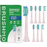 【東京都内の歯科医院にて取扱い開始】 ブラシモ 互換ブラシ フィリップス ソニッケアー 電動歯ブラシ 替えブラシ 対応 ベーシック ピンク レギュラーサイズ 8本入