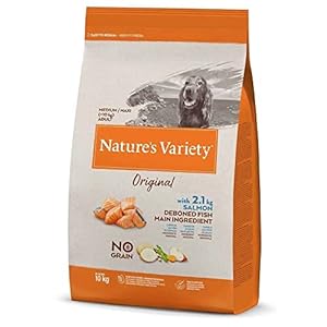 Nature’s Variety Canine Adult Med MAX Salm 10KG