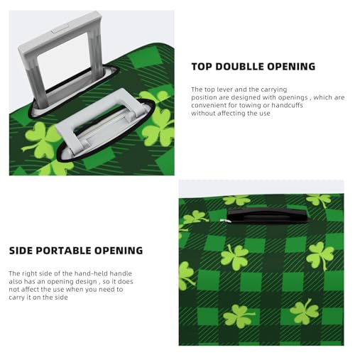 VOSERY Travel Luggage Cover - Happy St. Patrick's Day5 Washable Suitcase Covers Protector Fits 18-32 Inch Luggage3