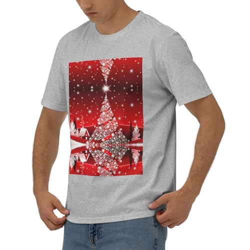 Christmas Tree T-shirt homme tissu extensible doux anti irritation pour le quotidien - 4