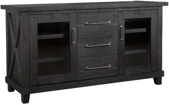 Modus Furniture Yosemite Solid Wood Sideboard, Cafe