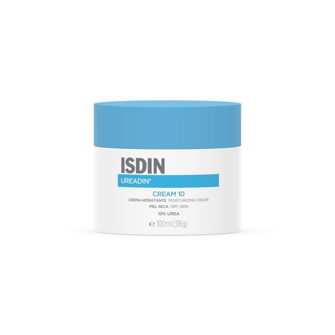 ISDIN UREADIN CREAM10, Nourishing Moisturizing Body Cream for Dry Skin, Fast Absorption, Deep Hydration, 10% Urea, 300 ml