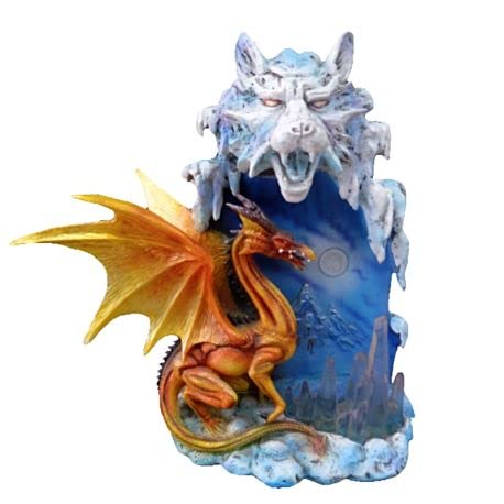 Scène Dragon Jaune Lumineux - Créez une Ambiance Veilleuse Chambre