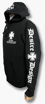 Amazon.co.jp: [Desire Design] アイアンクロス ジップアップ フード