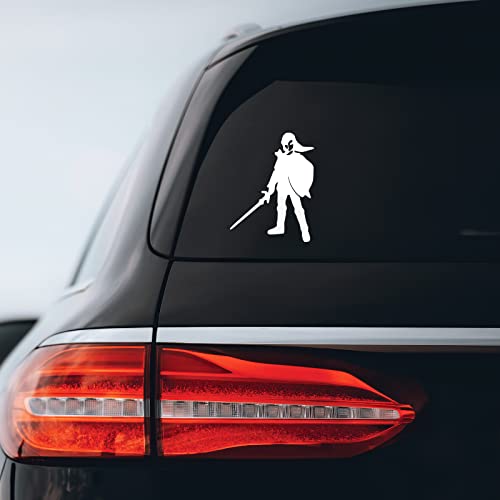 Link Shield And Sword Sticker Decal Notebook Car Laptop 3" X 5" (White) #TOP30