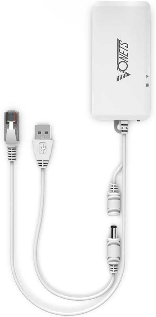 Top view of Vonets VAP11G-500S showing ports and indicators