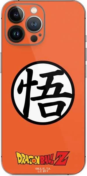 Skinit Calcomanía para iPhone 14 Pro Max, diseño oficial de Dragon Ball Z Goku Iconic Kanji Symbol