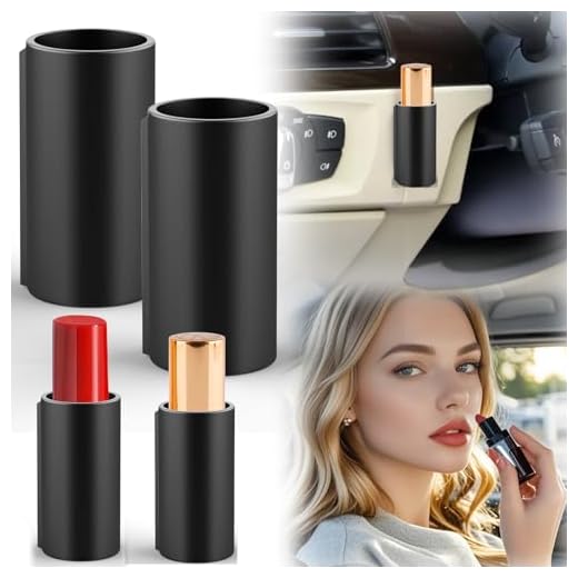 Vodolo 2PCS Car Lip Balm Holder No Melt,Silicone Holder for Chapstick,Fun Aesthetic Car Accessories for Women Interior,Car Holder for Chap Stick,Car Essentials Cute Lip Balm Holder for Girl Car Decor