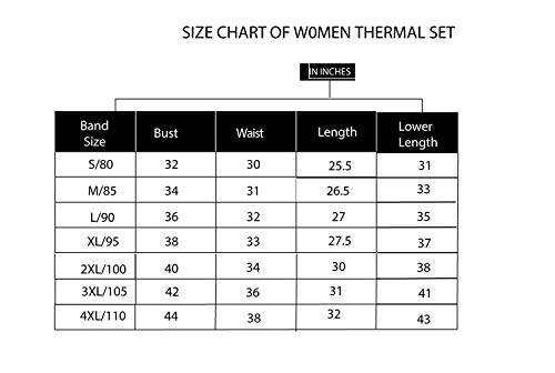 Image of Epoxy Women Thermal Set for Winter Top & Bottom Wear