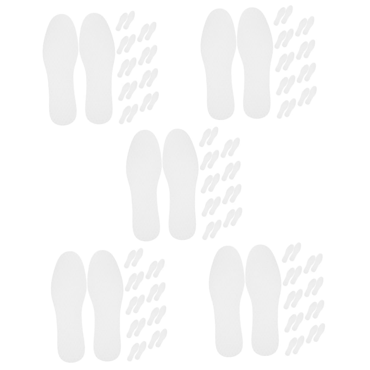 5 Sätze Liner Schuheinlagen Pads Schuheinlegesohlen Schuhpolster Dünne Innensohle Sohle Einlegesohle Schuheinsätze Einlegesohle Für Schuh Weiß Papier 20 Paare * 5