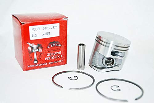 Lil Red Barn Compatible with Stihl Ms311 Replacement Piston 47mm, Replaces Part # 1140 030 2002 2 Day Standard Shipping to All 50 States!