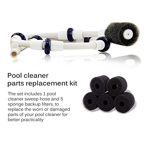 Salangae Automatische veegslang voor de zwembadreiniger compleet B5 vervangingsonderdeel geschikt voor Zodiac Polaris 180 280 380 480 veegslang voor zwembad - Image 4