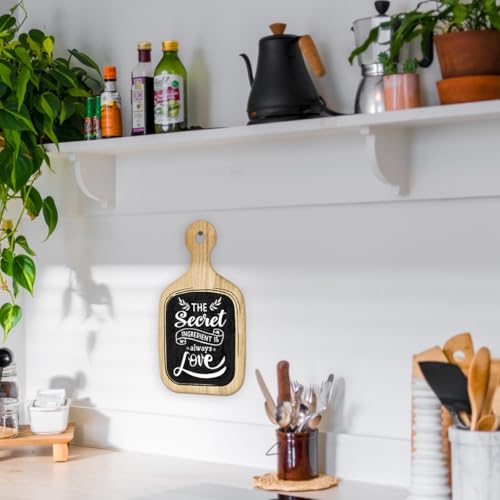 Image of Chaka Chaundh - Kitchen Plaque Quotes Wall Hanging Decor - Restaurant Quote Sign Boards Decor - Dining Quotes Sign Wall Plates Decor Items - Set of 6