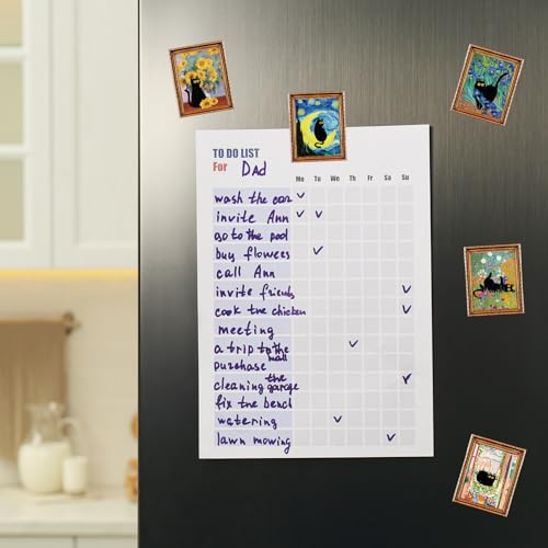 Imanes decorativos rectangulares para refrigerador x6 miniatura 5