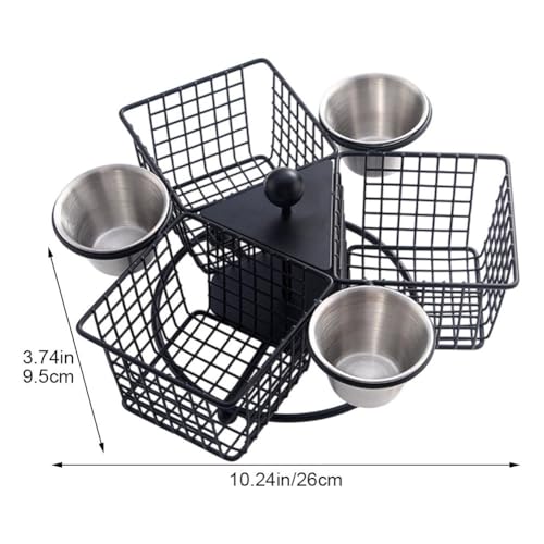 Panier à frites en métal support alimentaire apéritifs entrées