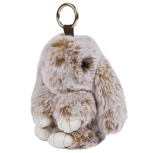 Porte-clés lapin fausse fourrure pour personnaliser votre sac à main