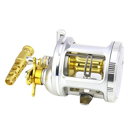 Spinning Carrete de pesca Sistema de freno doble Metal Rocker El carrete...