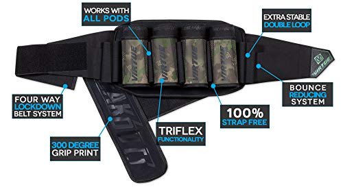 Virtue Breakout Strapless Paintball Harness Pod Pack - 4+7 Highlander Camo