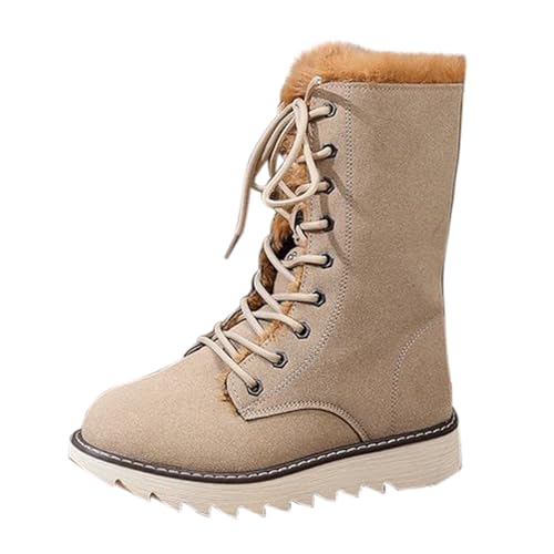 Bottes de neige contre le froid mi-mollet légères pour marcher sans fatigue