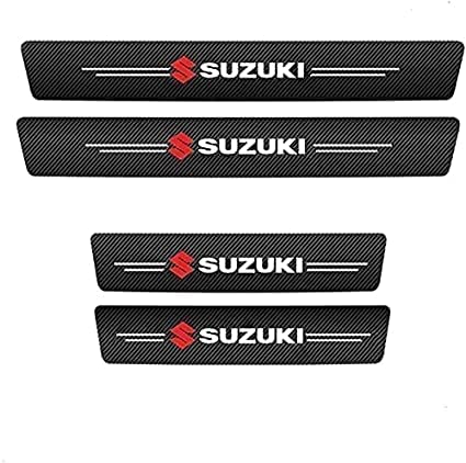 EZURI 4x Auto Einstiegsleisten Schutz Für Suzuki Samurai - Kohlefaser Türschutz Aufkleber