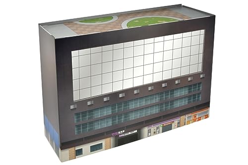 Diorama de bâtiment de station réaliste avec le papier de structure P02 Eco-Lucture Tommy Tech