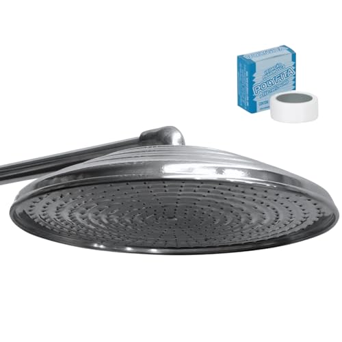 Ducha Cascata Chuveiro Piscina Chuveirão Alumínio 12 Pol